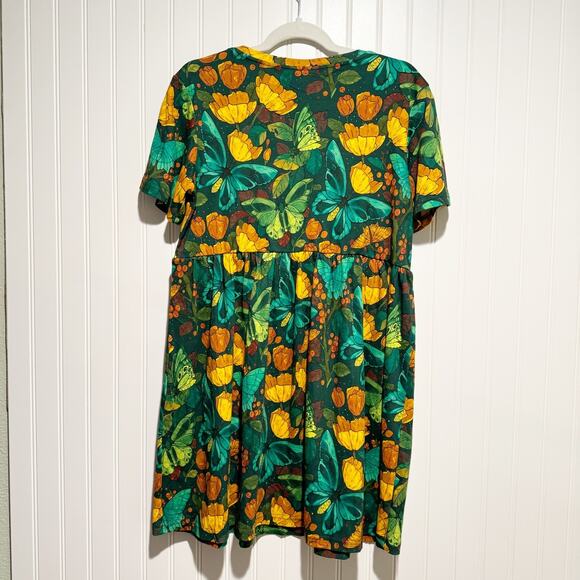 Morning Witch Emerald Dream Butterfly Dress Fairy Forest Size Small - Picture 5 of 5